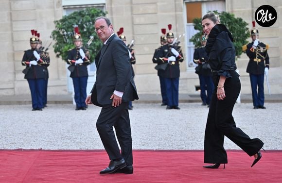 François Hollande et Julie Gayet - Dîner d'état de l'Elysée pour le président sud-coréen Lee Jae Myung le 8 septembre 2026 © Christian Liewig/Bestimage