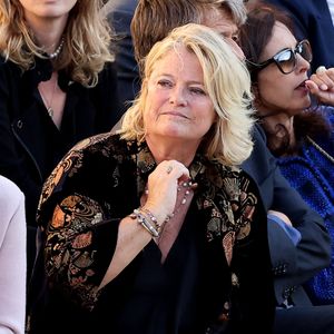 Marina Carrère d'Encausse lors de l'hommage à Hélène Carrère d’Encausse aux Invalides à Paris le 3 octobre 2023.

© Dominique Jacovides / Bestimage