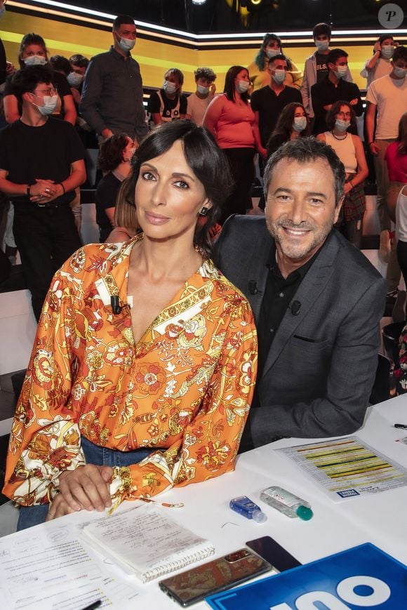 Exclusif - Géraldine Maillet, Bernard Montiel - TPMP (Touche Pas à Mon Poste) présenté par Cyril Hanouna, diffusée en direct le 21 Septembre 2021 sur C8 - Paris le 21 Septembre 2021 © Jack Tribeca / Bestimage