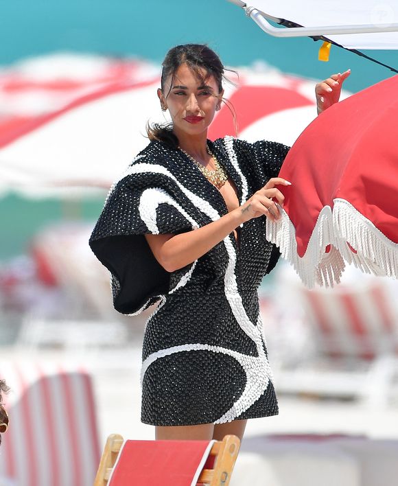 29/04/2025 EXCLUSIF : Antonella Roccuzzo a été aperçue lors d'une séance photo à Miami, en Floride.