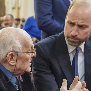 Le prince William, prince de Galles, et Catherine (Kate) Middleton, princesse de Galles, assistent à une cérémonie de commémoration des 80 ans de la libération du camp de concentration d'Auschwitz-Birkenau au Guildhall à Londres, le 26 janvier 2025.
©Julien Burton / Bestimage