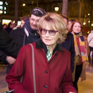 Sylvette Herry aka Miou Miou arrive à la première du film 'Je verrai toujours vos visages' à l'UGC Normandie à Paris, France, le 14 mars 2023. Photo by ABACAPRESS.COM