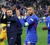Joie Equipe de France - Kylian Mbappe (France) - Eduardo Camavinga (France) - Jonathan Clauss (France). Dante Badano/PsnewZ/Bestimage