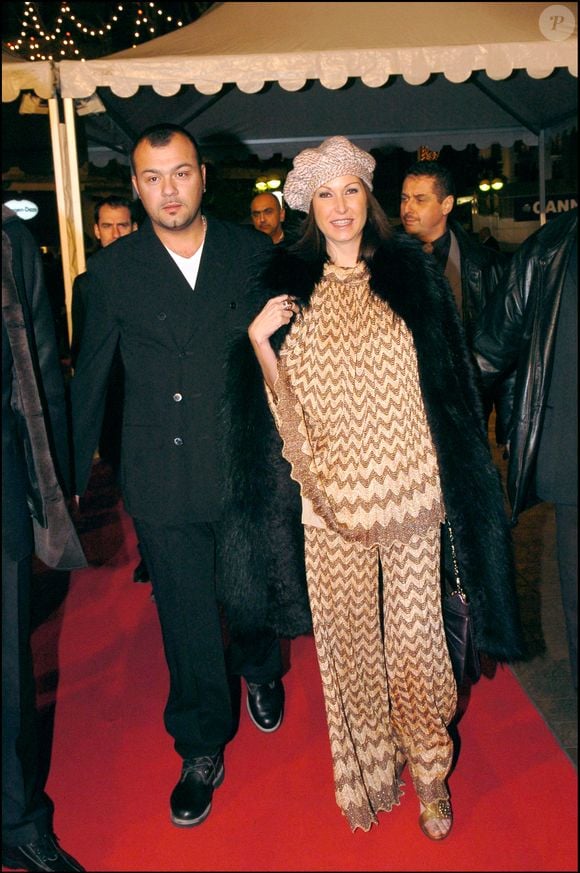 Evelyne Thomas et Christophe Aigrisse - Soirée NRJ Awards au VIP Room de Cannes.