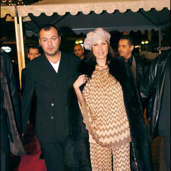 Evelyne Thomas et Christophe Aigrisse - Soirée NRJ Awards au VIP Room de Cannes.