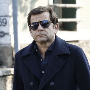 Laurent Mariotte - Arrivées aux obsèques de Bruno Salomone en l'église Sainte-Anne de Polangis de Joinville-le-Pont (Val-de-Marne) le 23 mars 2026. © Cyril Moreau - Dominique Jacovides / Bestimage