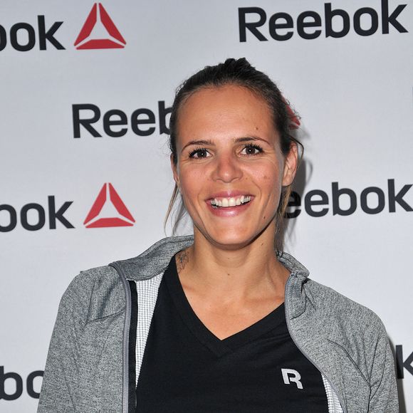 Laure Manaudou participe à l'événement d'ouverture du Concept Store Reebok à l'Avenue de L'Opéra à Paris, France, le 4 décembre 2013. Photo par Thierry Plessis/ABACAPRESS.COM