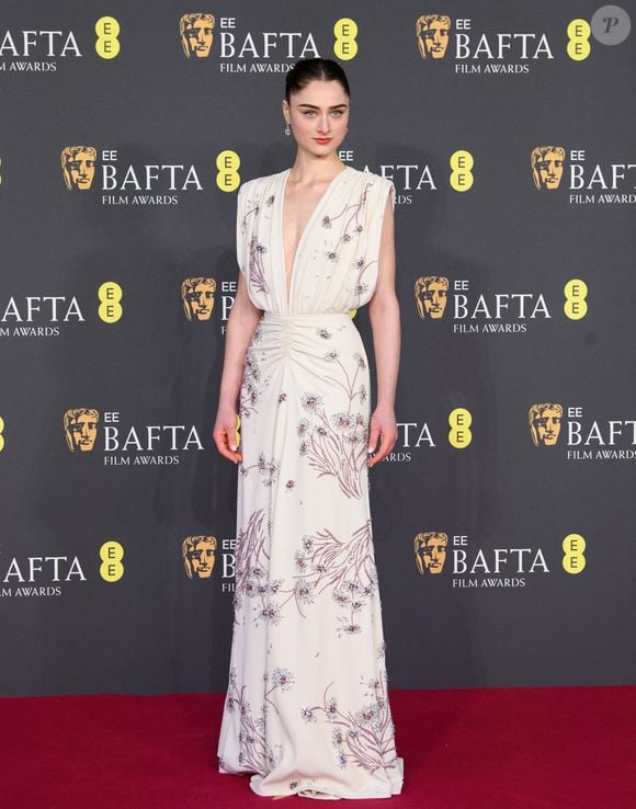 Raffey Cassidy - Photocall de la 78ème cérémonie des British Academy Film Awards (EE BAFTA) au Royal Albert Hall à Londres, le 16 février 2025.
©GOFF INF / BESTIMAGE