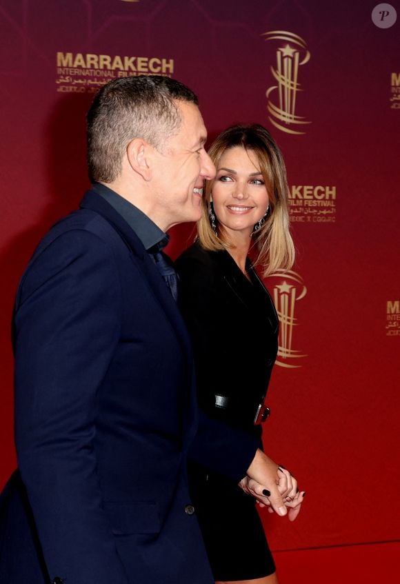 Dany Boon et sa compagne Clara Vello - Tapis rouge dans le cadre de la 22ème édition du Festival International du Film de Marrakech le 2 décembre 2025. © Dominique Jacovides/Bestimage