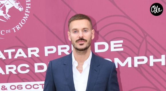 M. Pokora (Matt) au prix Qatar Arc de Triomphe à l'Hippodrome de Longchamp. © Rachid Bellak / Bestimage