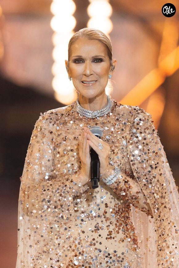 Céline Dion au défilé anniversaire Elie Saab "1001 Seasons of Elie Saab" à l'espace "The Venue" à Riyad, en Arabie saoudite le 13 novembre 2024. Copyright : Tiziano Da Silva / Bestimage