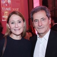 Daniela Lumbroso de sortie avec son puissant mari Eric Ghebali et leur fille Carla pour célébrer un événement à Paris
