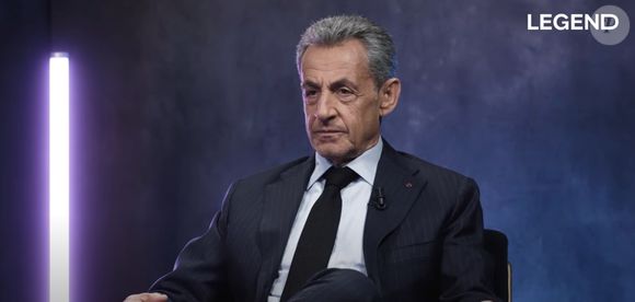 Nicolas Sarkozy face à Guillaume Pley dans une vidéo de la chaîne YouTube "Legend".