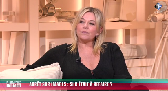 Flavie Flament dans l'émission "Puremédias : l'hebdo" sur T18.