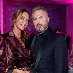 Thierry Martino et Mélissa Theuriau lors de la 11ème édition de la soirée Global Gift Gala à l'hôtel Four Seasons George V à Paris le 30 septembre 2023. © Cyril Moreau / Bestimage