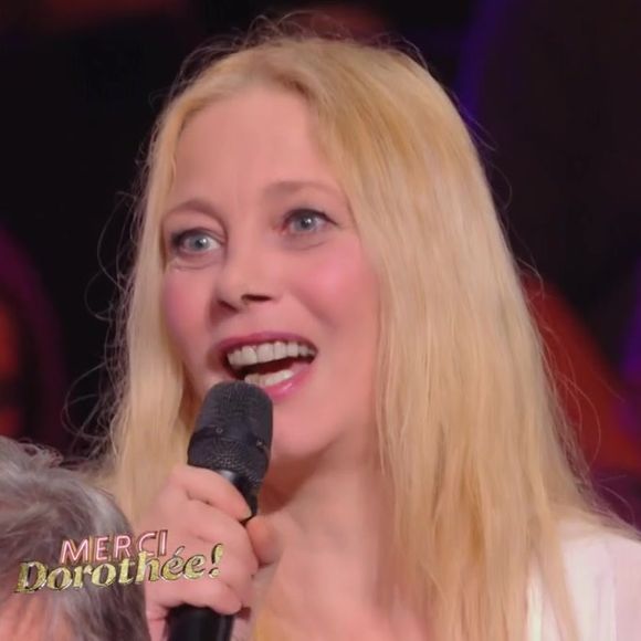 Mallaury Nataf lors du prime consacré à Dorothée le vendredi 24 janvier 2025 sur TF1.