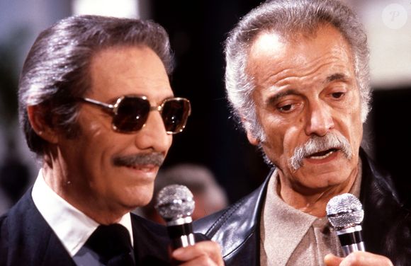Georges Brassens, jean Sablon 1979 - Archive Portrait. JLPPA / Bestimage