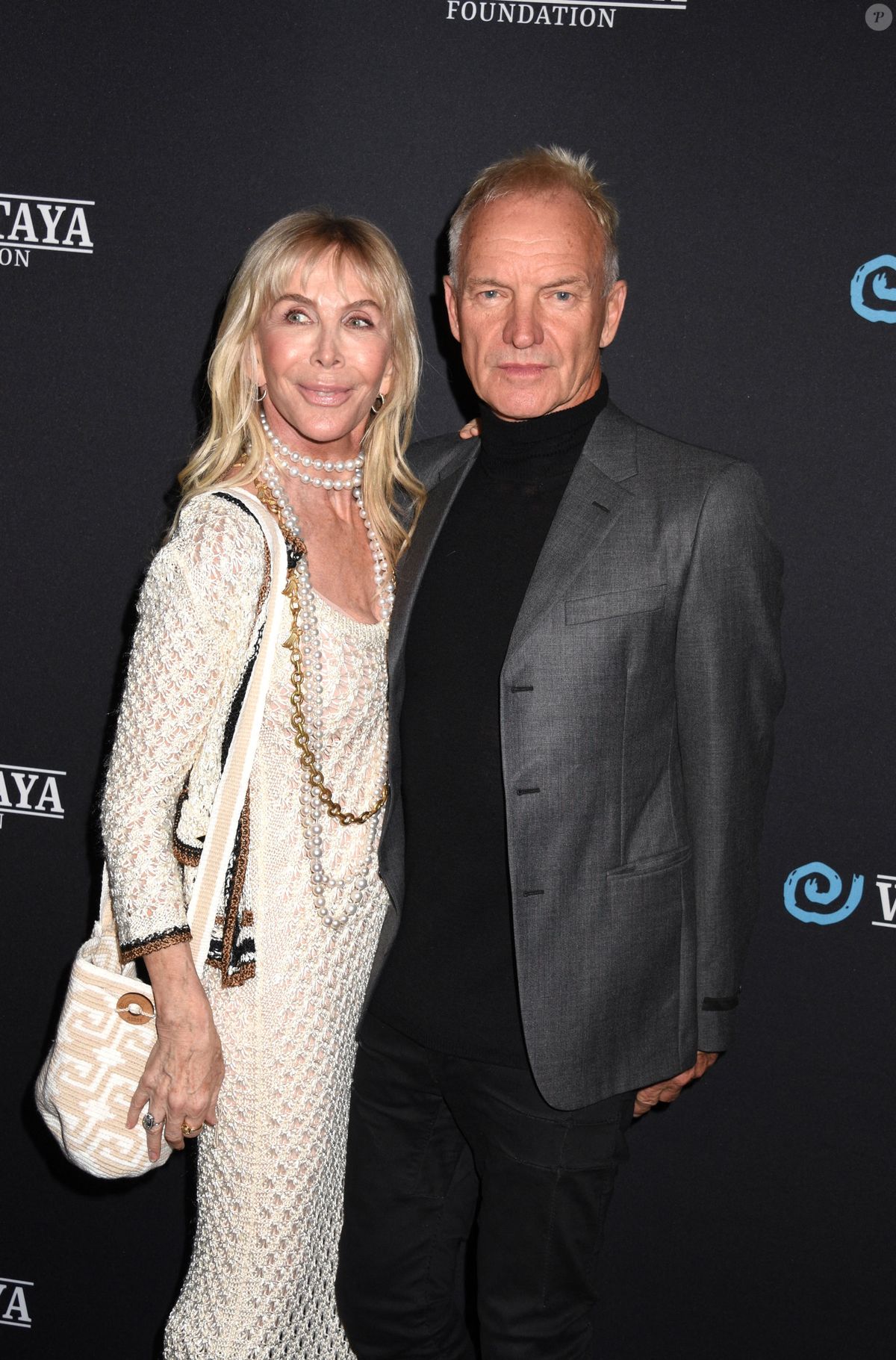 Photo : Trudie Styler et Sting - Les célébrités à la soirée Wayuu Taya ...