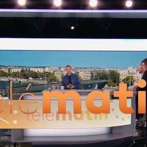 Damien Thévenot lors de sa dernière dans "Télématin" le 9 juillet 2026. Capture d'écran France 2