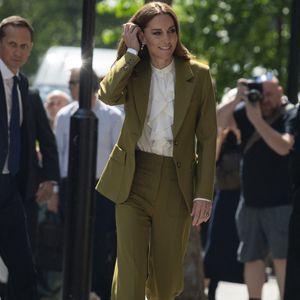 Catherine (Kate) Middleton, princesse de Galles, arrive aux studios "180 Strand" à Londres. GOFF INF / BESTIMAGE