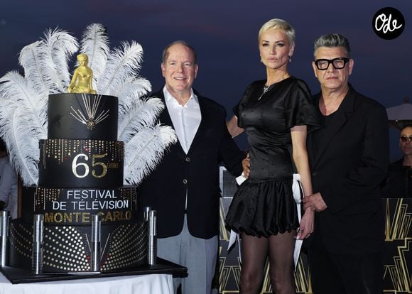 Le prince Albert II de Monaco, Adriana Karembeu et son compagnon Marc Lavoine lors de la soirée du 65e anniversaire du Festival de télévision de Monte-Carlo au Monte-Carlo Bay, le 15 juin 2026.

© Denis Guignebourg / Bestimage