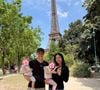 La famille a notamment visité la Tour Eiffel durant son passage à Paris.

Marie et Louis Ducruet ont profité d'une escapade en famille. Capture d'écran Instagram
