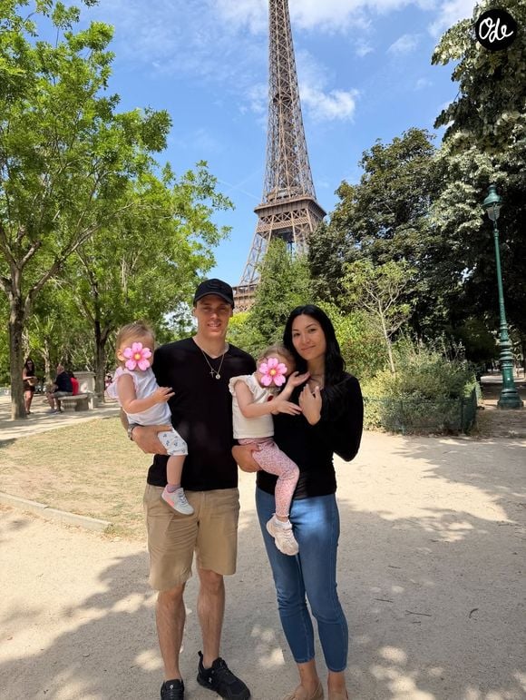 La famille a notamment visité la Tour Eiffel durant son passage à Paris.

Marie et Louis Ducruet ont profité d'une escapade en famille. Capture d'écran Instagram