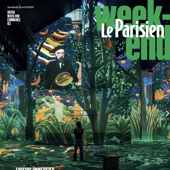 Couverture Le Parisien Week-end du 25 avril 2025.
