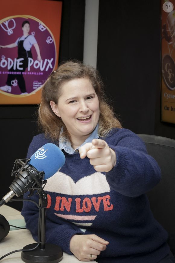 Exclusif - Elodie Poux - Enregistrement de l'émission "CS Cohen" sur Radio J à Paris. Le 20 mars 2023 © Jack Tribeca / Bestimage