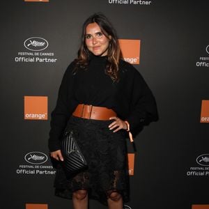 Joyce Jonathan au photocall de la soirée "Orange" sur la plage de l'hôtel Majectic lors du 72ème Festival International du Film de Cannes, le 18 mai 2019.
© Denis Guignebourg/Bestimage