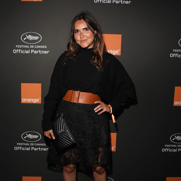 Joyce Jonathan au photocall de la soirée "Orange" sur la plage de l'hôtel Majectic lors du 72ème Festival International du Film de Cannes, le 18 mai 2019.
© Denis Guignebourg/Bestimage
