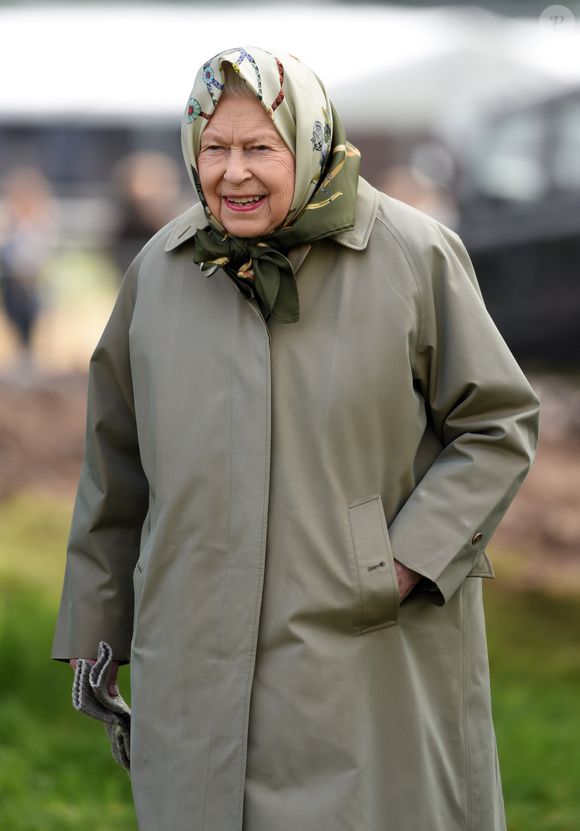 La reine Elizabeth II d'Angleterre lors du Royal Windsor Horse Show à Windsor, Royaume Uni, le 11 mai 2019. AGENCE / BESTIMAGE