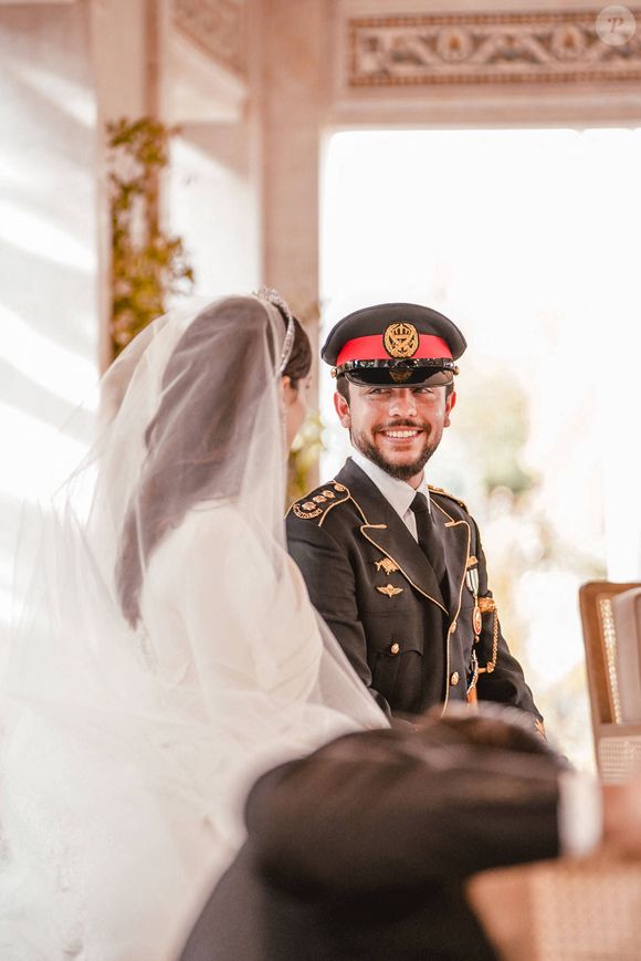 Mariage du prince Hussein bin Abdullah II et Rajwa Al-Saif au palais Husseiniya à Amman, Jordanie le 1er juin 2023. Photo by Dana Press / Bestimage
