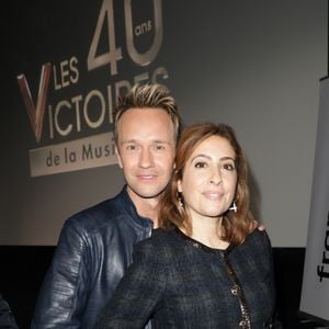 Exclusif - Cyril Féraud et Léa Salamé lors de la conférence de presse à l'occasion des quarante ans des Victoires de la Musique dans les locaux de France Télévisions le 13 janvier 2025 en présence des révélations masculines et féminines de l'année.
© Coadic Guirec / Bestimage