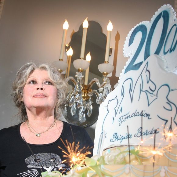 Brigitte Bardot célébre les 20 ans de sa fondation pour les animaux le 28 septembre 2006 au théatre Marigny 

JLPPA / Bestimage