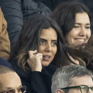 Cela fait maintenant huit mois qu'ils sont ensemble, a-t-elle confié.

Inès Reg - Célébrités dans les tribunes du match aller des huitièmes de finale de la Ligue des champions entre le PSG et la Real Sociedad (2-0) au Parc des Princes à Paris le 14 février 2024. © Cyril Moreau/Bestimage
