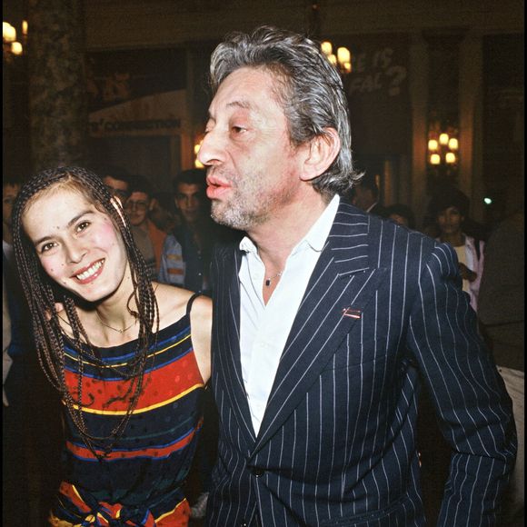 Serge Gainsbourg et sa femme Bambou au Festival de Cannes 1983. © ANGELI-RINDOFF / BESTIMAGE