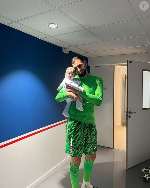 Après la victoire du PSG face à Brest le 19 février, Gianluigi Donnarumma a retrouvé son fils