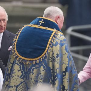 Le roi Charles III d'Angleterre et Camilla Parker Bowles, reine consort d'Angleterre - La famille royale britannique célèbre le 76ème Commonwealth Day à l'abbaye de Westminster à Londres, le 10 mars 2025.
