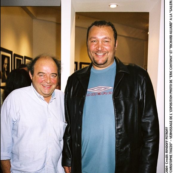 Jacques Villeret et Christophe Tiozzo en 2004 à Paris. © Bestimage