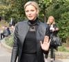 Les looks rock lui vont si bien !
La princesse Charlene de Monaco assiste au défilé Akris collection PAP Printemps/été lors de la fashion week à Paris. © Veeren-CVS/Bestimage