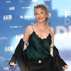Corinne Masiero (présidente du jury) au photocall du jury de la première édition du film de demain (FFD) au Ciné Lumière de Vierzon le 2 juin 2022.

© Coadic Guirec / Bestimage