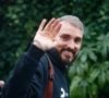 Christophe Willem - Arrivées à l'enregistrement de l'émission "Vivement Dimanche" présentée par M. Drucker et qui sera diffusée le 22 octobre 2023 sur France 3 au studio Gabriel à Paris, France. © Christophe Clovis/Bestimage