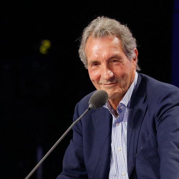 Jean-Jacques Bourdin - Conférence de presse de rentrée de BFMTV saison 2021/2022 à l'Altice Campus à Paris, France, le 25 août 2021. © Christophe Clovis/Bestimage