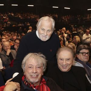 Exclusif - Jean-Jacques Debout, Hervé Vilard, Michel Drucker dans le public du concert de Hugues Aufray au Le Dôme de Paris - Palais des Sports le 9 novembre 2025.

© Jack Tribeca / Bestimage