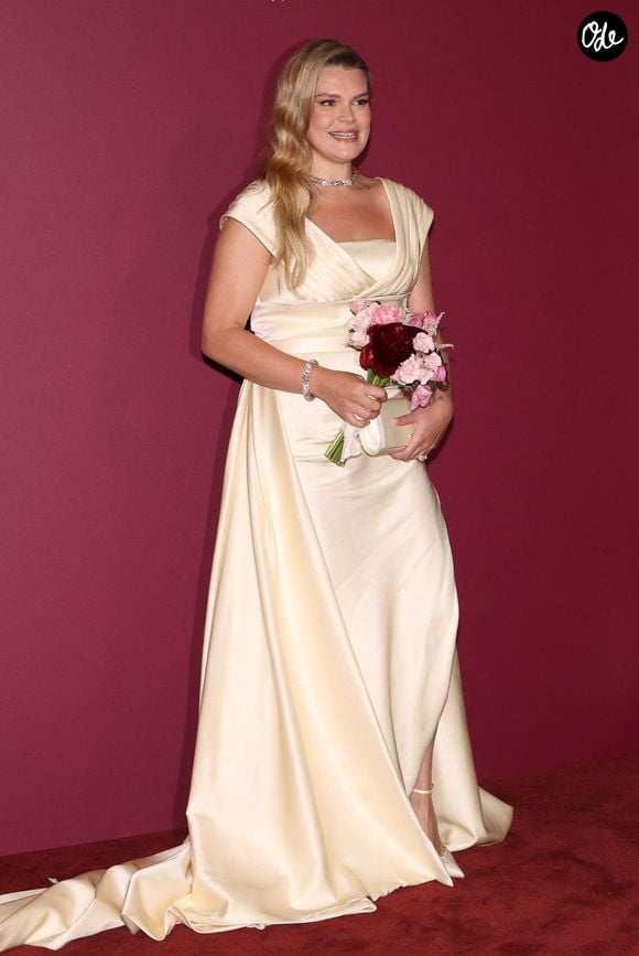 Camille Gottlieb au 77ème Gala de la Croix Rouge, salle des Etoiles à Monaco le 18 juillet 2026. © Claudia Albuquerque/Bestimage