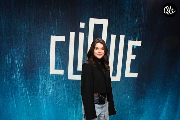 Exclusif - Juju Fitcats (Justine Delapart Becattini), sur le plateau lors de l'enregistrement de l'émission Clique présenté par M.Achour, et diffusé sur Canal + le 25 novembre 2025, à Paris, France, le 18 novembre 2025. © Jack Tribeca/Bestimage