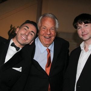 Jordan De Luxe, massimi Gargia, Monsieur Astuces -  31ème Gala de l’Espoir donné au profit de la recherche contre le cancer au théâtre des Champs-Elysée à Paris le 14 octobre 2025. © Philippe Baldini/Bestimage