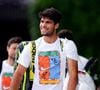 Le joueur de tennis espagnol Carlos Alcaraz aurait-il le cœur pris par une championne qui évolue dans le même milieu sportif que lui ?
Carlos Alcaraz au All England Lawn Tennis and Croquet Club, avant les championnats de Wimbledon - Avant-premières -... Paris ... UK ... Le crédit photo doit être lu comme suit : Ben Whitley/PA Wire.