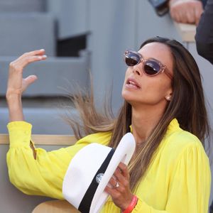 Marine Lorphelin (Miss France 2013) - Célébrités dans les tribunes des internationaux de France de Roland Garros à Paris le 1er juin 2022. © Cyril Moreau - Dominique Jacovides/Bestimage